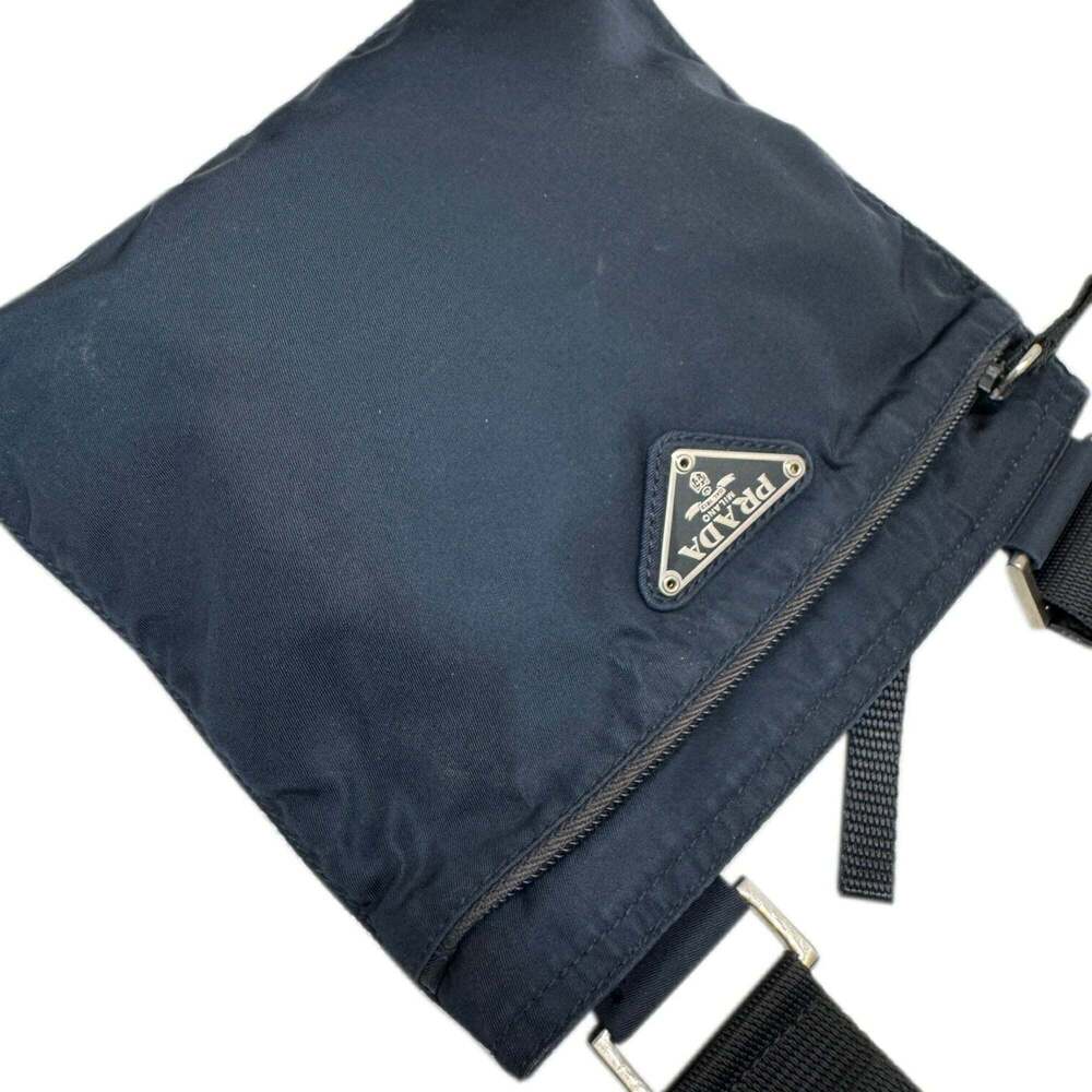 PRADA Blue Pochette Shoulder Bag - Picture 5 of 9
